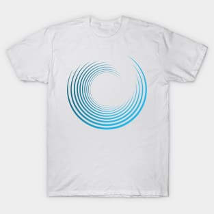 Blue Circle Pattern | Spirituality & Geometry T-Shirt